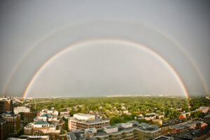 Rainbow over Arlington, Virginia