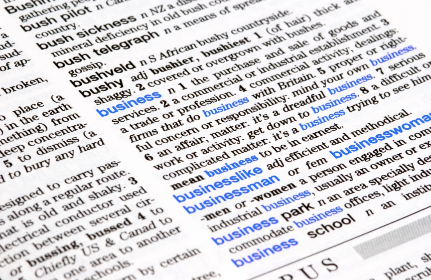 Business in the dictionary (00091106).JPG