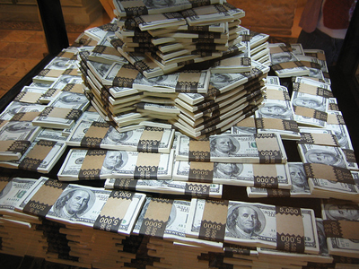 Pile of money